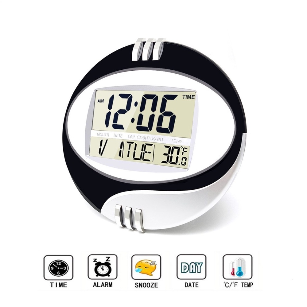 Round Digital Clock,Large Digital Clock